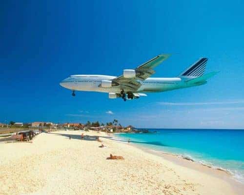 Highlights auf Sint Maarten - Maho Beach - Sehenswürdigkeiten der Karibik