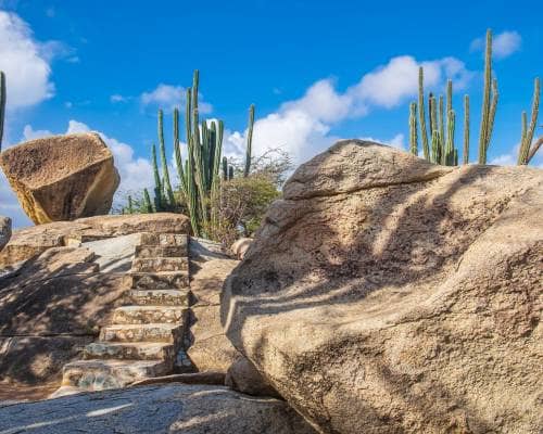 Herrliches Panorama bietet der Casibari und zahlt zu den Highlights von Arubas Landschaft jetzt in Neues aus Aruba