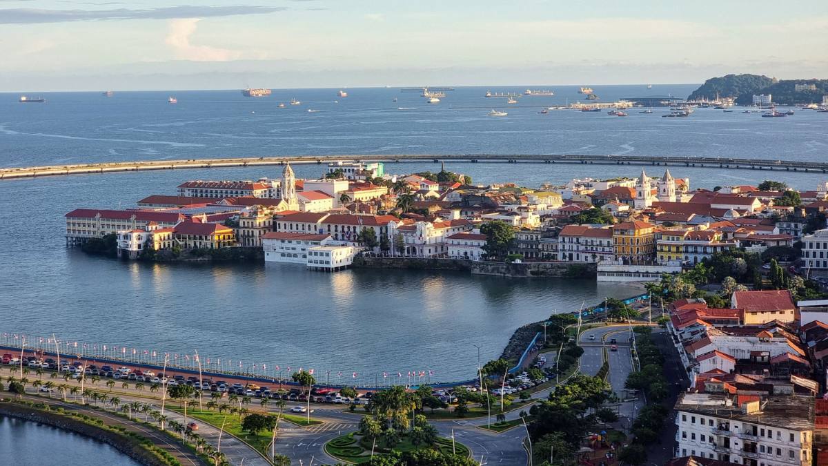 Blick auf die Panama-Bay